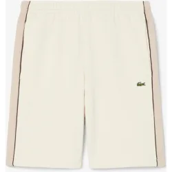 Pantalones cortos de hombre de felpa de corte regular con bloques