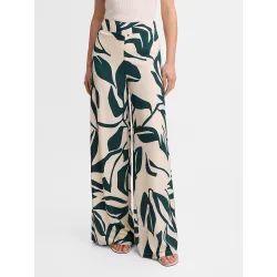 Pantalones anchos de mujer palazzo estampados