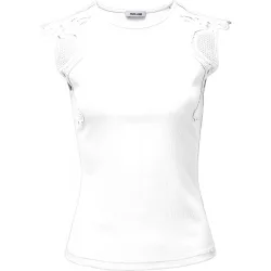 Top con encaje de mujer