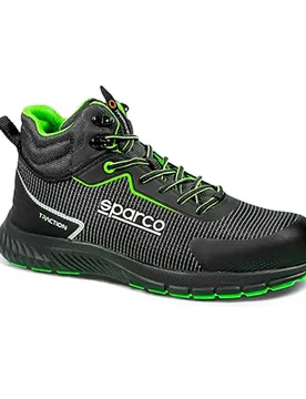Chaussures De Sécurité Traction Black / Green EU 45