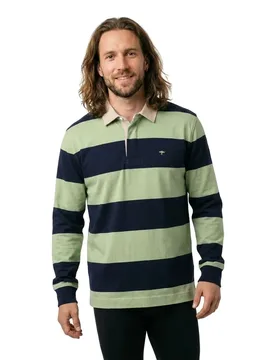 Polo à Manches Longues 16021363 Navy XL - Fynch Hatton - FashionsVida