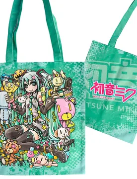 Sac Hatsune Miku Hatsune Miku & Wild Friends Multicolor One Size unisex - Popbuddies - FashionsVida