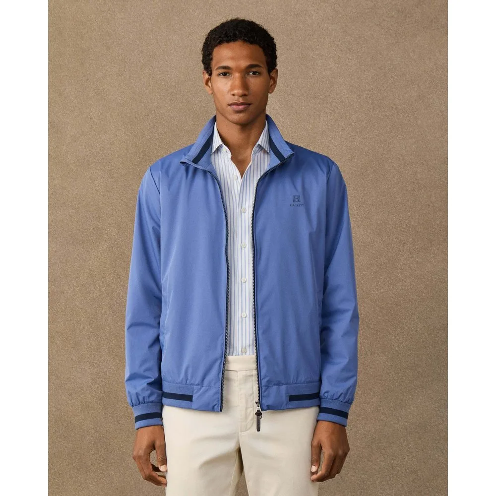 Chaqueta de hombre bomber de hombre con logo - Hackett - FashionsVida