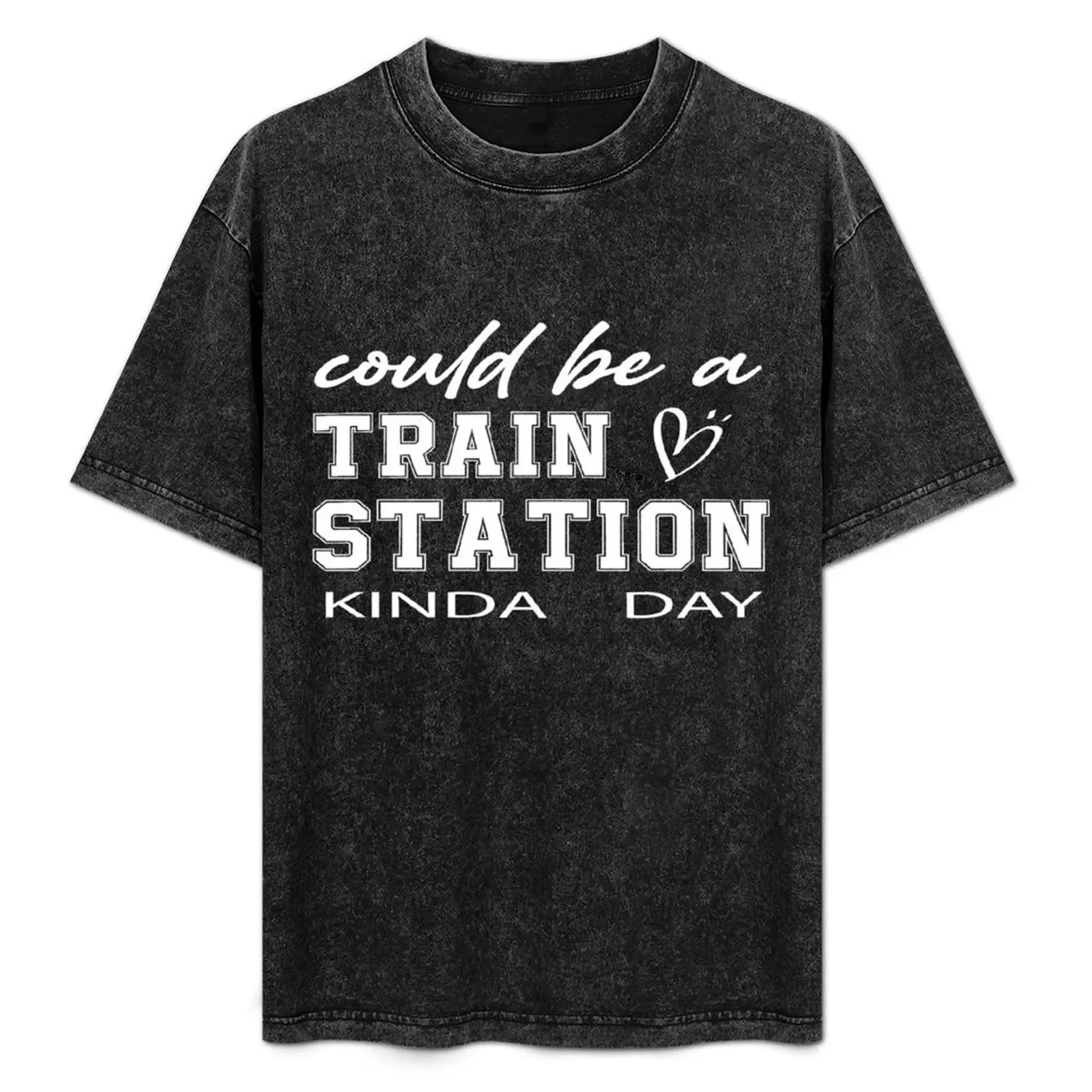 Could be a train station kinda day, T-Shirt Worker Basic Short Sleeve Tee - Aliexpress - FashionsVida