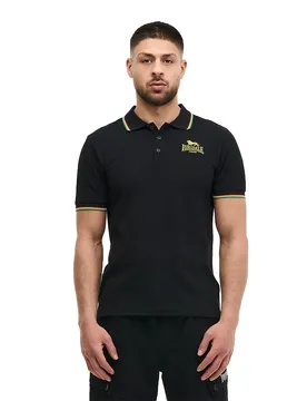 Polo à Manches Courtes Sounds Four Black / Rainbow XL