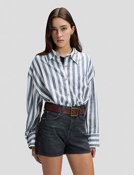 Loose Shirt Rivet Navy Größe XL female