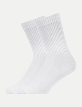 Snocks Socken Weiß 35-38
