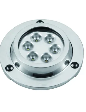 Ip68 6x3w Round Underwater White Led Light Silver 94 x 21 mm unisex - A.a.a. - FashionsVida