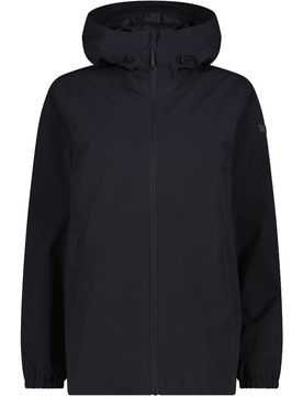 Woman jacket fix hood chaqueta impermeable insulada mujer Gris (42)