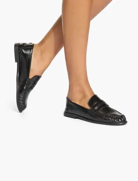 Patent Leather Loafers Black female - Kurt geiger - FashionsVida