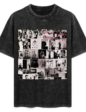 Full Cover Exile On Tour Guitar Rock T-Shirt Plus Size Comfort Fit Tee - Aliexpress - FashionsVida