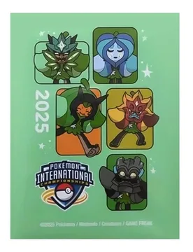Pokemon International Championships 2025 Pokemon Center Ogerpon Sleeves (65) - Pokémon - FashionsVida
