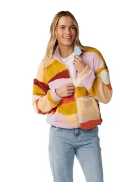 Sweat-shirt à Zip Retro Swell Standard Polar Multi XS