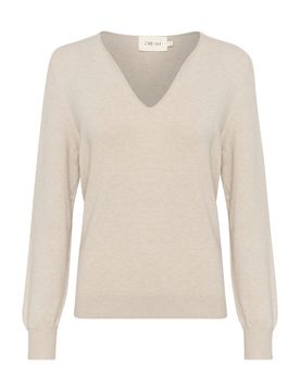 Cream Jersey 'Dela' beige claro