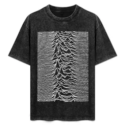 Unknown Pleasures T-Shirt Active Sports Short Sleeve Cotton Shirt