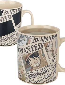 Anime Tasse - Wanted - Tasse mit Thermoeffekt - multicolor - Lizenzierter Fanartikel - None - unisex - one piece - FashionsVida