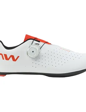 Scarpe Da Strada Sonic Plus White / Fluo Red