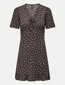 Only Kurzes Sommer-Kleid Braun L
