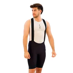 Santini Salopette Gravel Black