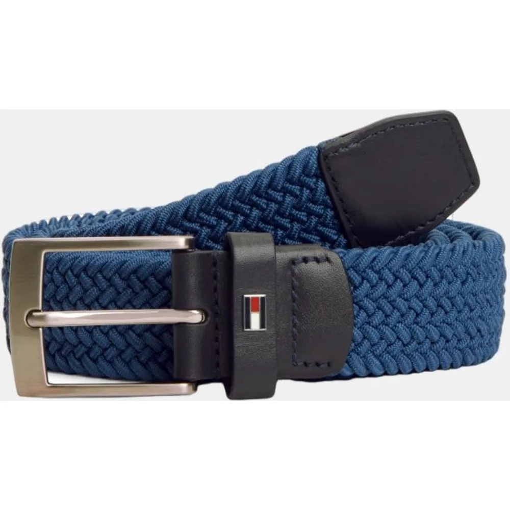 Cinturón de hombre trenzado tallas grandes - Tommy Hilfiger - FashionsVida