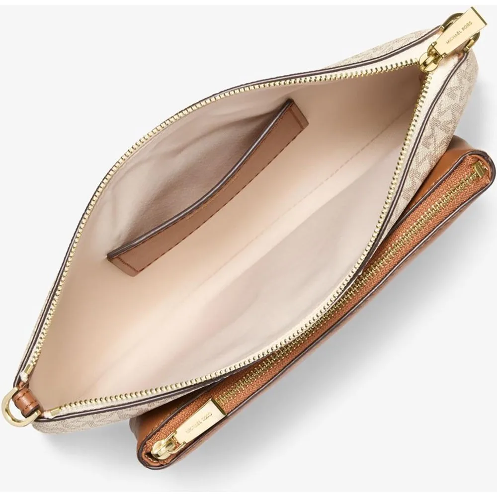 Bandolera de mujer jet set mediana transformable con logotipo - MICHAEL Michael Kors - FashionsVida