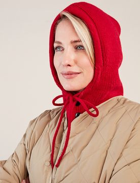 Pagen Schalmütze 2-in-1 bordeaux