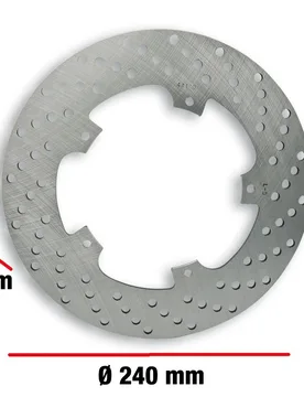 Disco Freno Posteriore Brake Power Disc Esterno 240-Spessore 3,5mm Piaggio Mp3 Yourban Sport 4v 300 Ie 4t Lc Euro 4 2017 - Malossi - FashionsVida