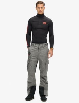 Superdry Herren Ski Peak Rescue Hose Dunkelgrau - Größe: Xxl