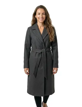 Manteau Fortuneaya Peat / Detail Melange L