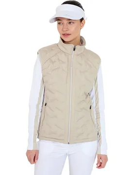 Weste Portrush Hybrid, sand s - Abacus - FashionsVida
