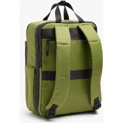 Mochila de mujer con varios compartimentos y cierre de cremallera en liso