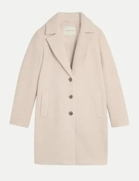 Bouclé-Mantel Beige M - Tom Tailor Casual - FashionsVida