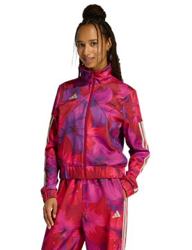 X Farm Rio House Of Tiro Track Top Damen Jacken - Beige - Größe XS (30-32) - Poly Mesh Beige XS (30-32)