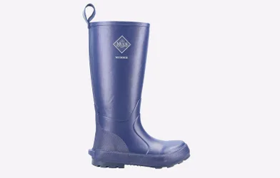 Mens Mudder Tall Wellington - Navy Rubber - Size Uk 13