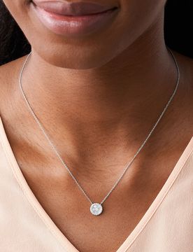 FOSSIL Cadena plata / blanco