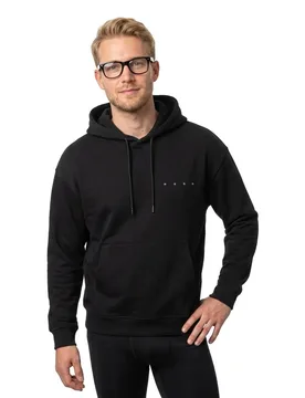 Hugo Felpa Con Cappuccio Diken 1027600 Red Black XL - Hugo Boss - FashionsVida