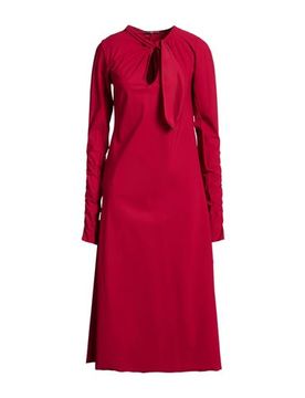 Midi-Kleid Damen Purpur 32,34,36,38,40,42 Damen