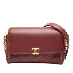 CC Quilted Lambskin Flap