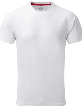 Tec Uv Short Sleeve T-shirt White L Men - Gill - FashionsVida