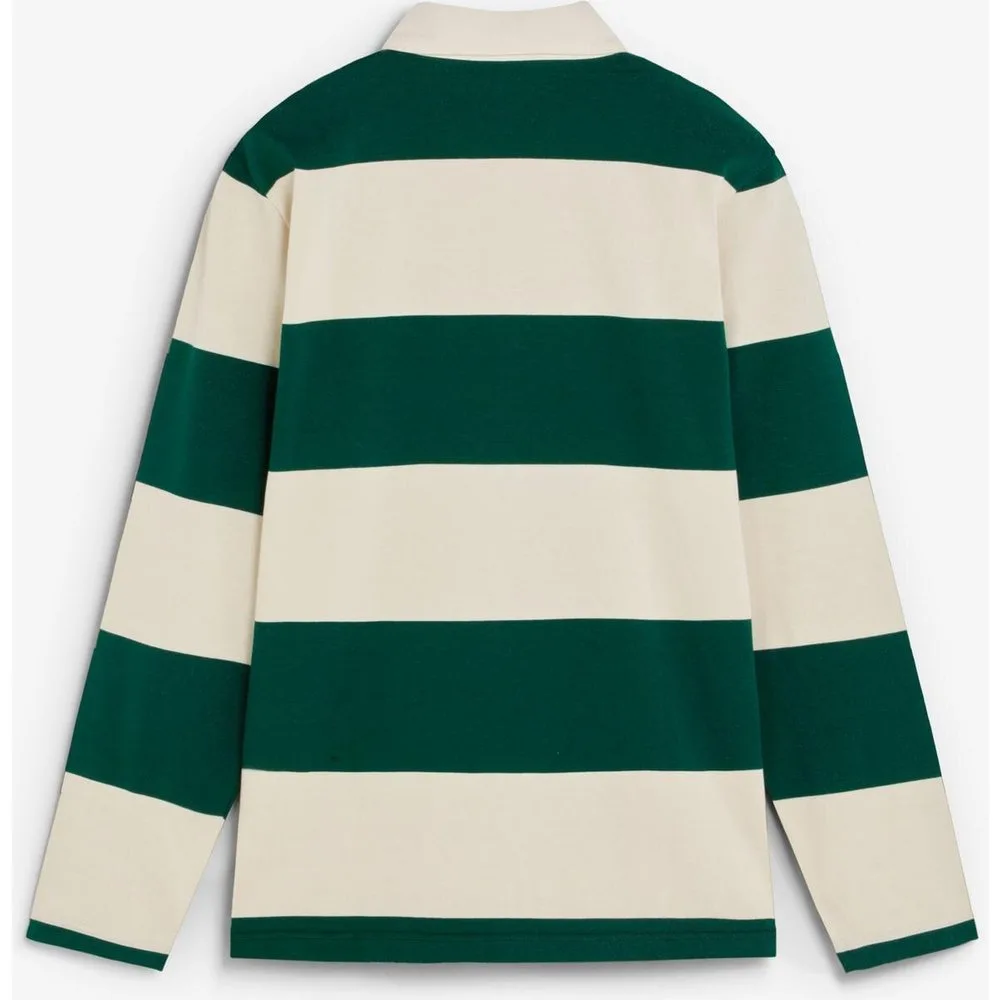 Polo de manga larga de hombre con rayas horizontales - Scalpers - FashionsVida