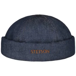 Danvick Denim Docker Hat by - denim-navy - Female - Size: L (58-59 cm)