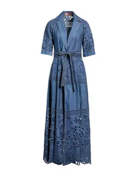Vestido largo Mujer Azul marino 34,36 Mujer - Ermanno Scervino - FashionsVida