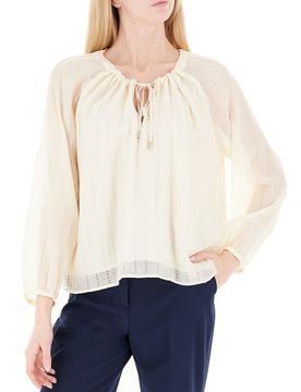 Blusa maniche lunghe AVORIO 42