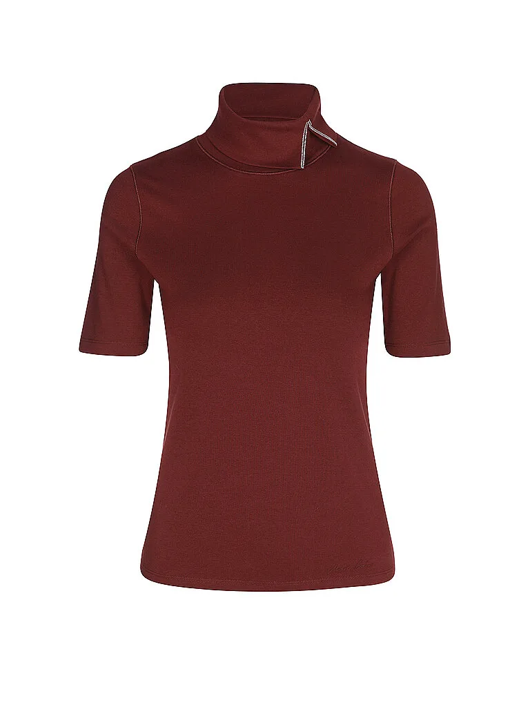 Pull à col roulé marron 42 - Marc cain - FashionsVida