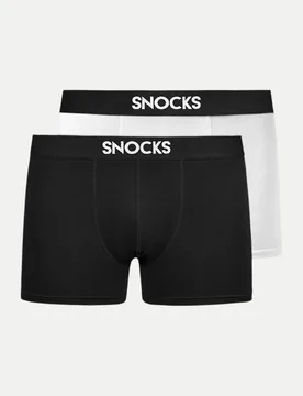Boxershorts mit -Logo Schwarz XXL - Snocks - FashionsVida