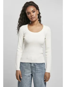 Pull Wide Neckline Big White S - Urban classics - FashionsVida
