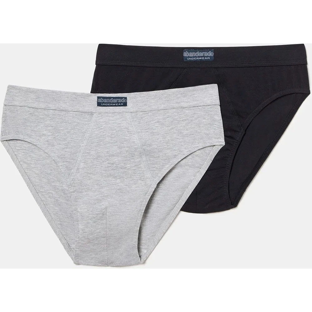 Pack de dos slips abiertos de hombre con estampados - Abanderado - FashionsVida