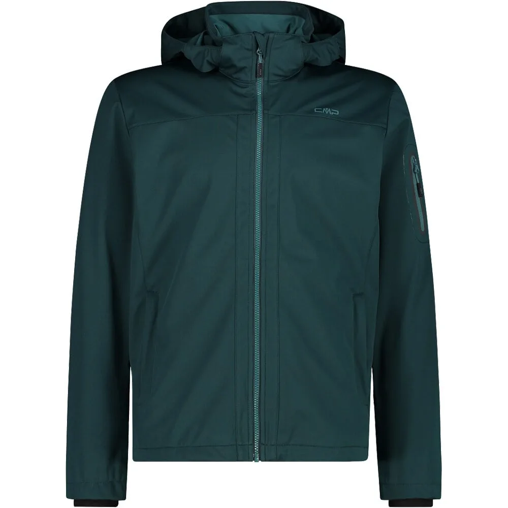 Man jacket zip hood chaqueta softshell hombre Verde (52) - CMP - FashionsVida