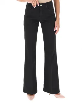 KOCCA Jeans wide leg NERO 48 - Kocca - FashionsVida