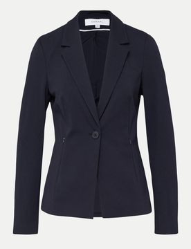 Comma Taillierter Blazer Schwarz 34